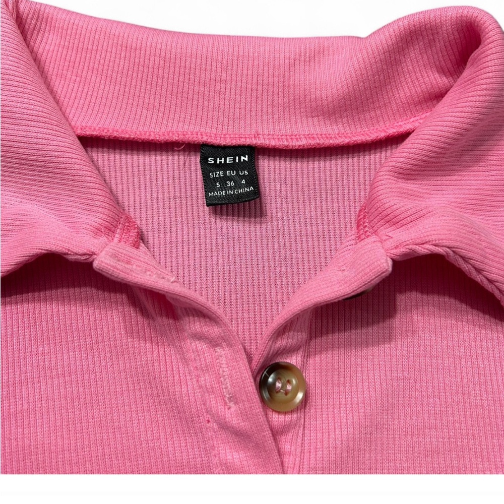 SHEIN Pink and Black Polo Dresses S-4-36  (Bundle) - Picture 2 of 5